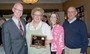 President Jeff, Debbie Casella, Chamber President/CEO Alison Grems, Chamber Board President Bill Fuge presenting award